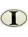 Italy Plain White "I" Sticker - Torrone Candy
