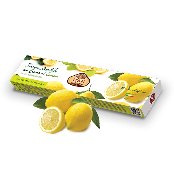 ITAN Chocolate Covered Lemon Torrone - Torrone Candy