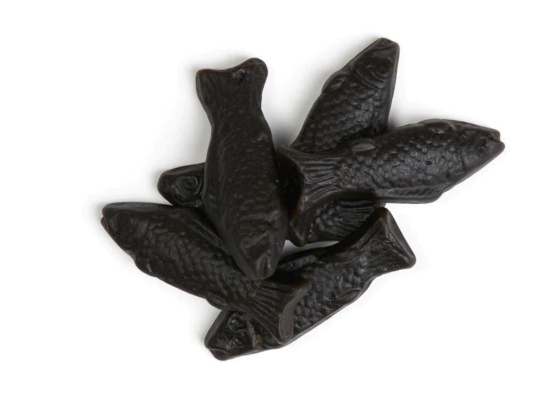 Kolsvart Sweet Licorice Fish - Sweden - Torrone Candy