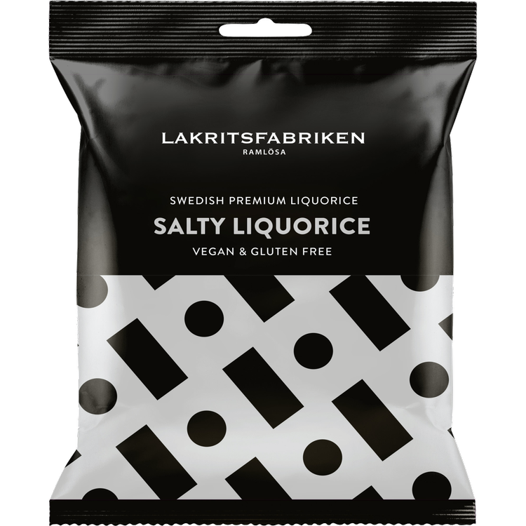 Lakritsfabriken Salty Liquorice (Sweden) - Torrone Candy