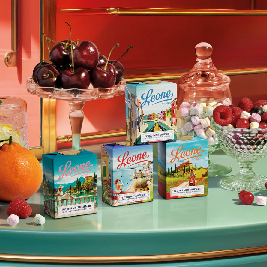 Leone Candy Originals - Italian Landscapes - Countryside - Torrone Candy