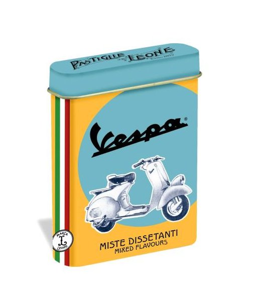 Leone Pastiglie Piaggio Tin - Limited Addition - Torrone Candy