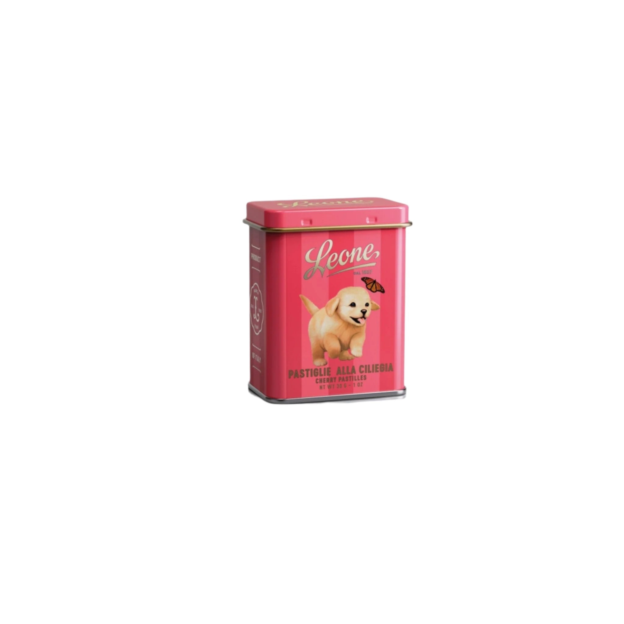 Leone Pastiglie Puppy and Kitty Tins TorroneCandy Torrone Candy