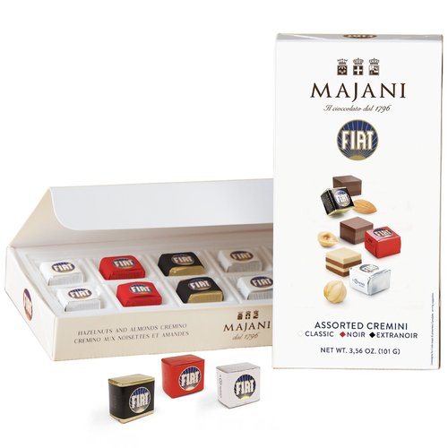 Majani FIAT Assorted Cremino Chocolates - Torrone Candy