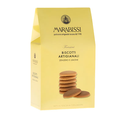 Marabissi Tuscan Ginger & Lemon Biscotti - Torrone Candy