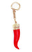 Medium Italian Horn Cornicello Keychain with Crown - Torrone Candy
