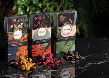 Muzzi Dark Chocolate Bars - Torrone Candy