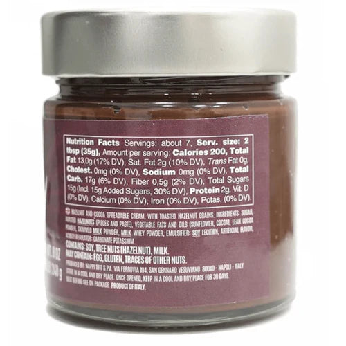 Nappirock Crunchy Chocolate Hazelneut Spread - Torrone Candy