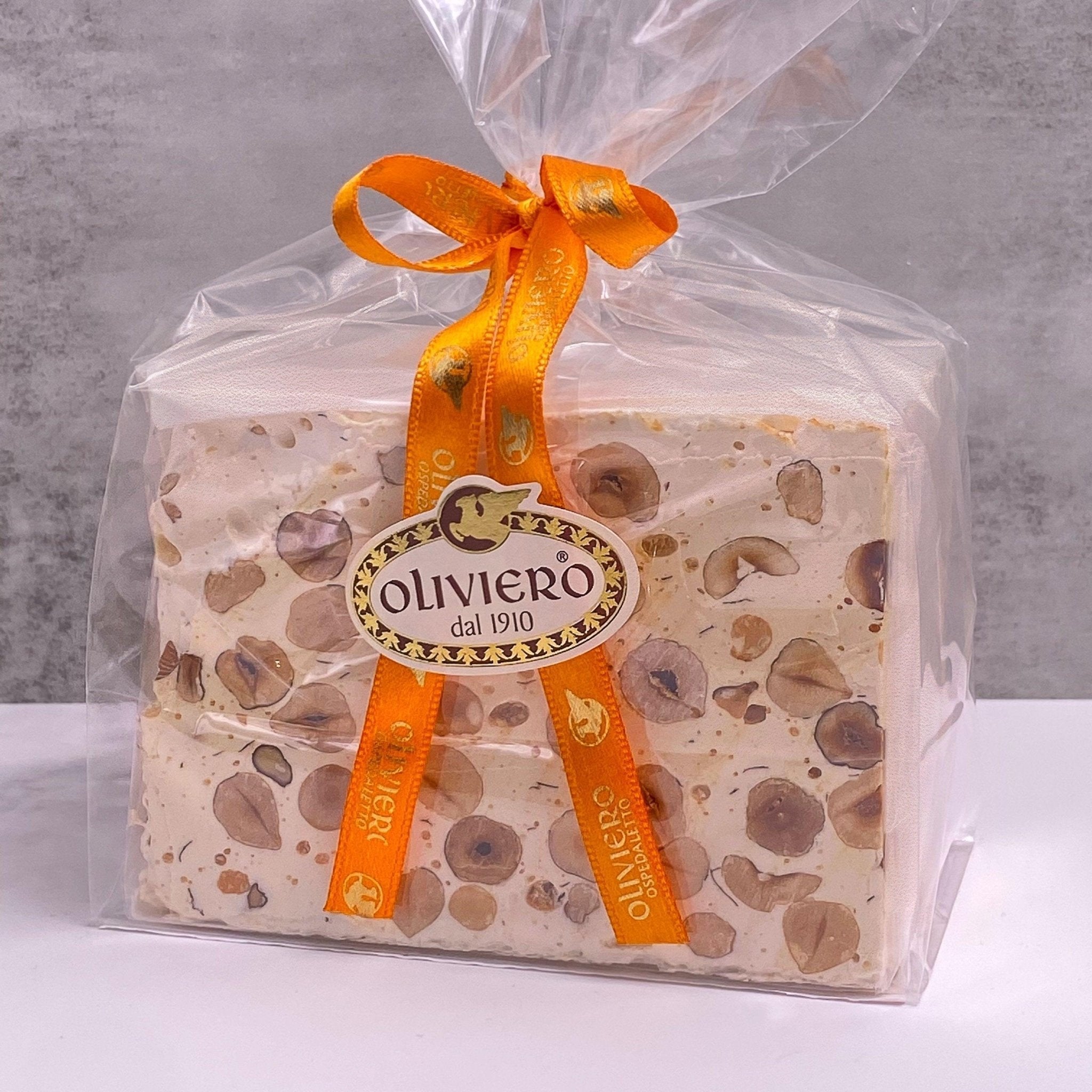 Oliviero Hard Torrone Pound Block - Hazelnut - Torrone Candy