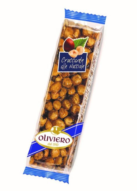 Oliviero Hazelnut Croccante Bar - Torrone Candy