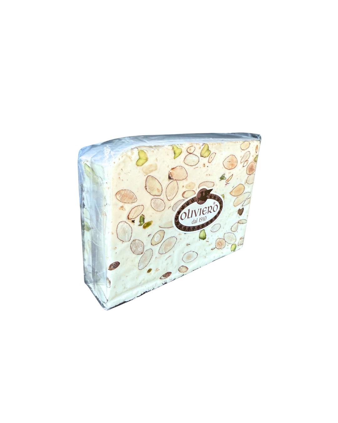 Oliviero Soft Torrone Cube - Pistachio/Almond - Torrone Candy