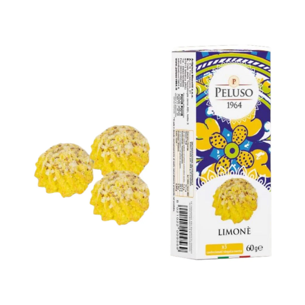 Peluso Soft Lemon Almond Biscotti - Torrone Candy