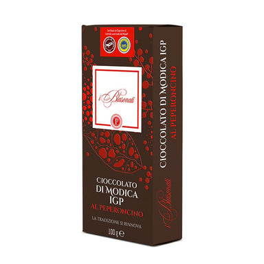 Peluso Modica IGP Chili Pepper Chocolate Bar - Torrone Candy