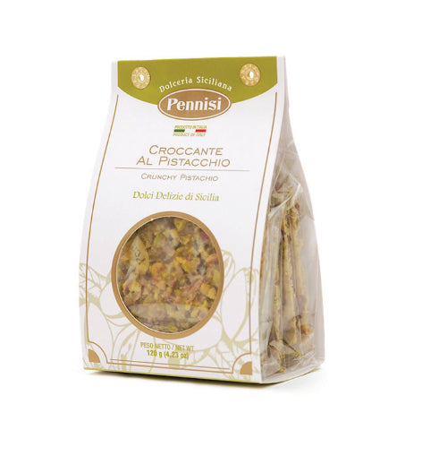 Pennisi Sicilian Pistachio Croccante - Torrone Candy