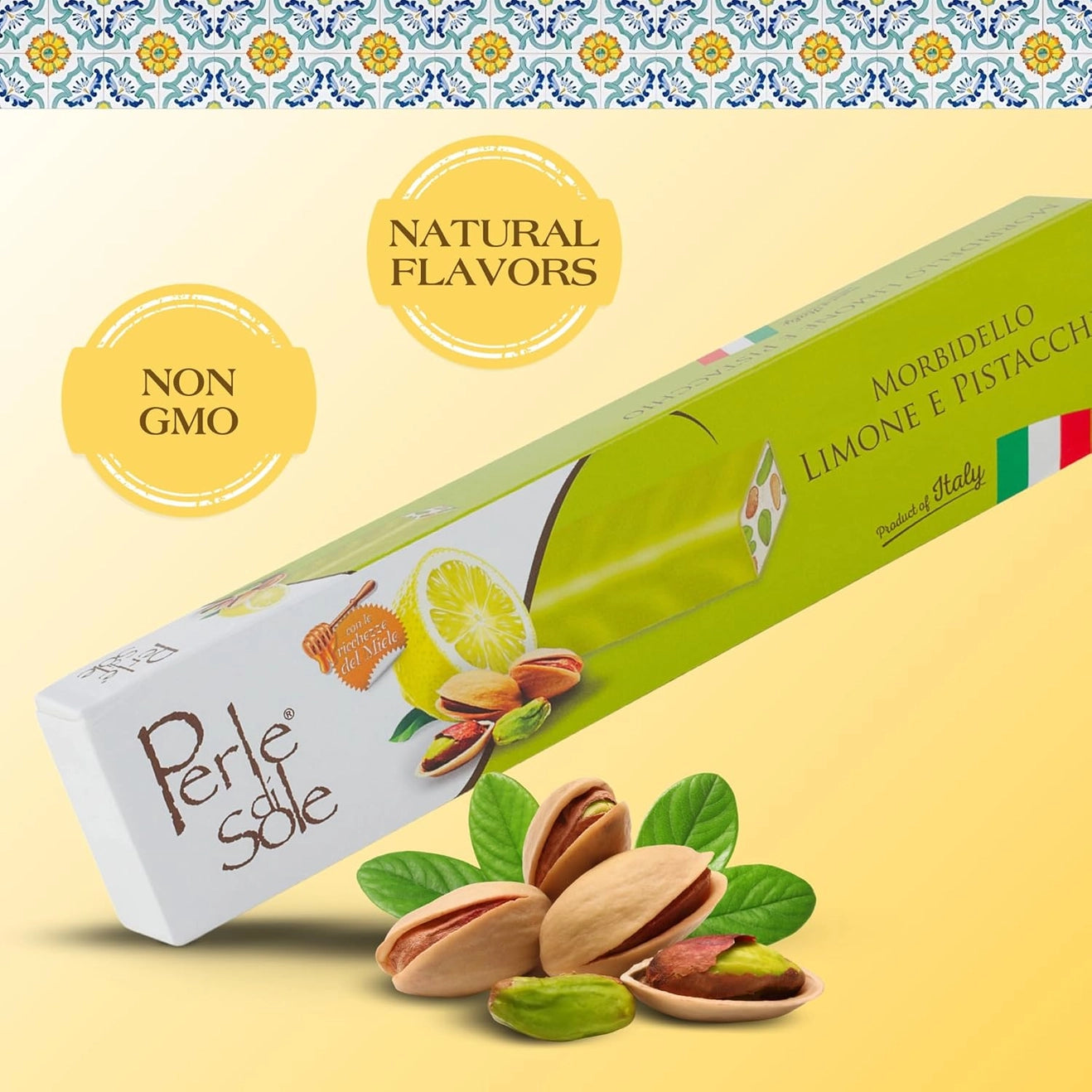 Perle di Sole Soft Torrone - Lemon - Torrone Candy