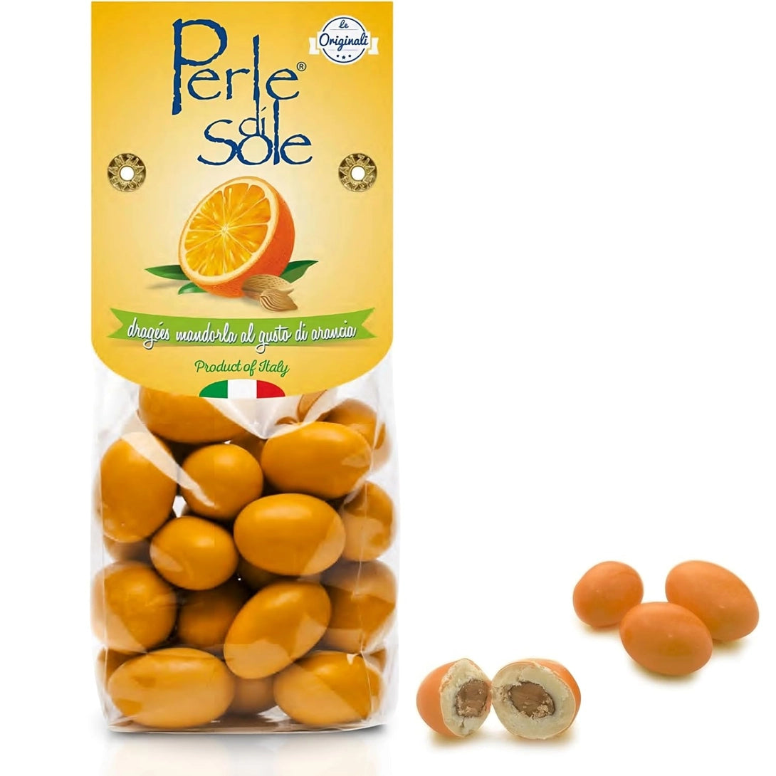 Perle di Sole Chocolate Covered Almonds - Orange