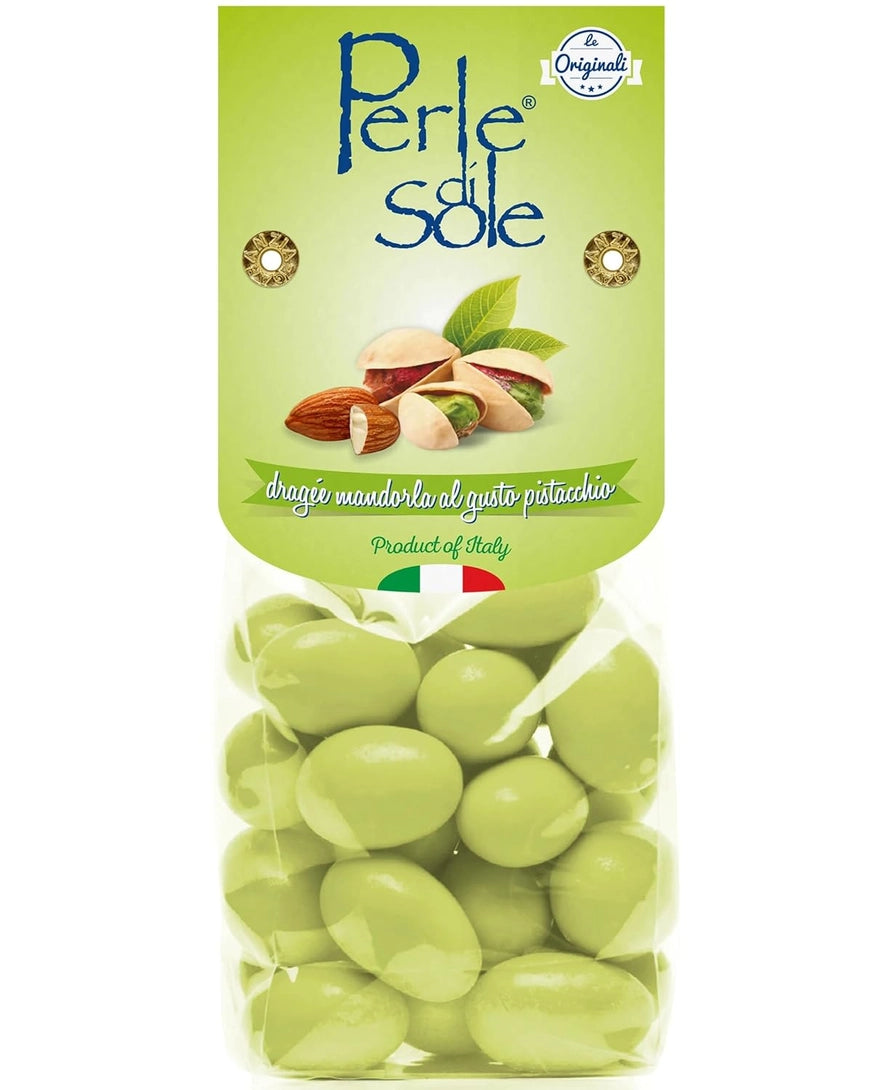 Perle di Sole Chocolate Covered Almonds - Pistachio