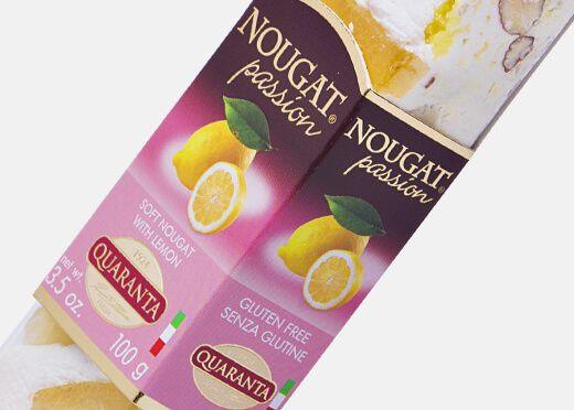 Quaranta Soft Torrone Bar - Lemon - BBD 4/26 - Torrone Candy