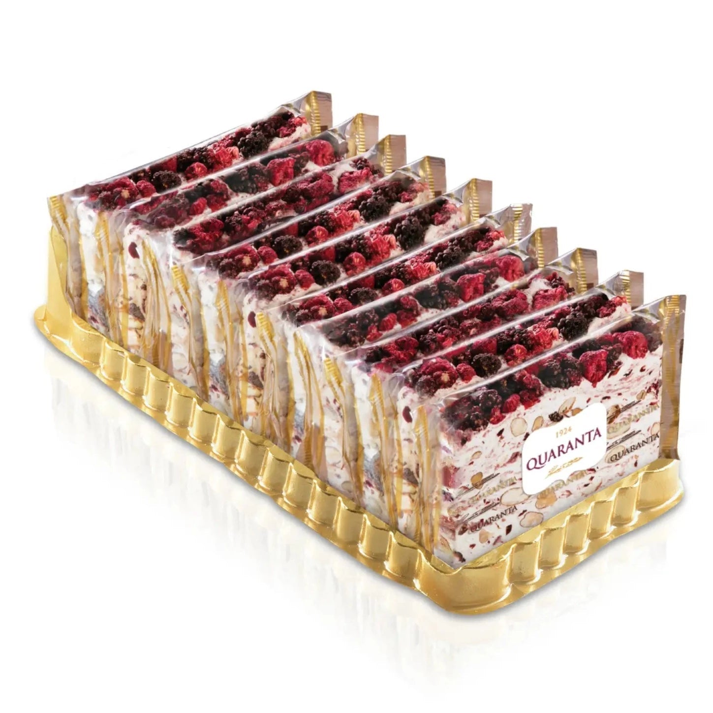 Quaranta Soft Torrone Slice - Country Berries - Torrone Candy