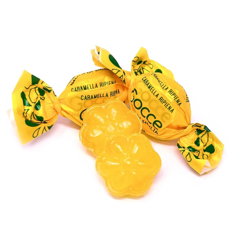 Rossana Gocce Lemon Filled Candies - Torrone Candy