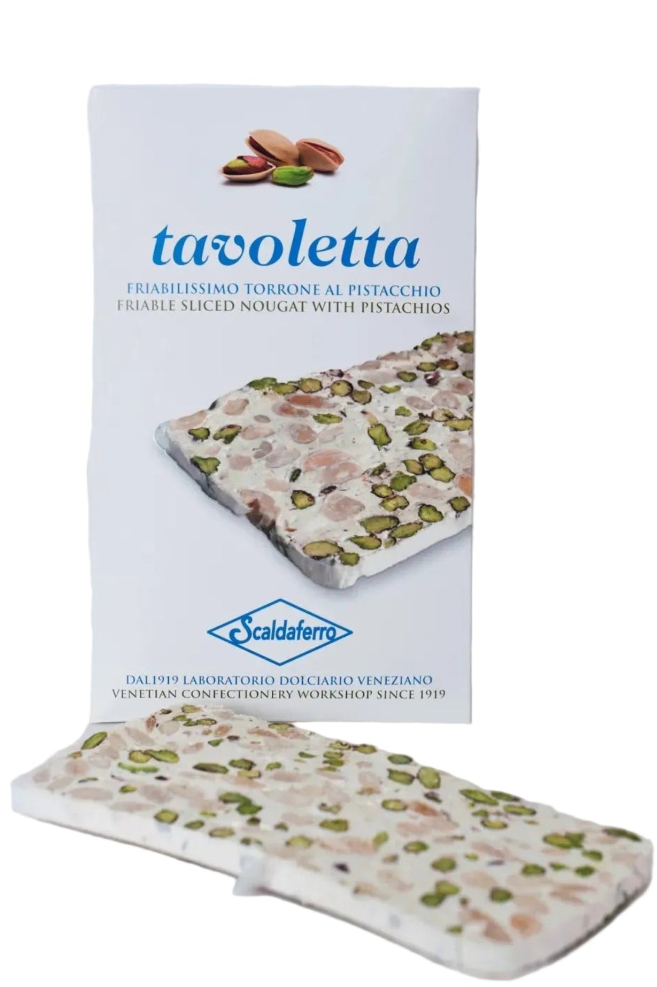 Scaldaferro Torrone Bar - Hard Pistachio