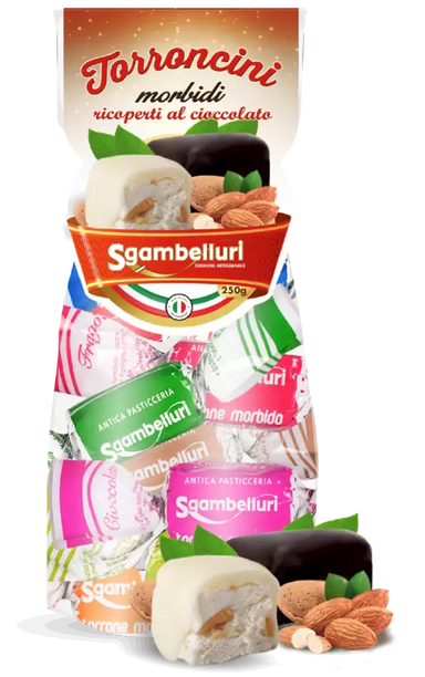 Sgambelluri Soft Assorted Torroncini - Torrone Candy
