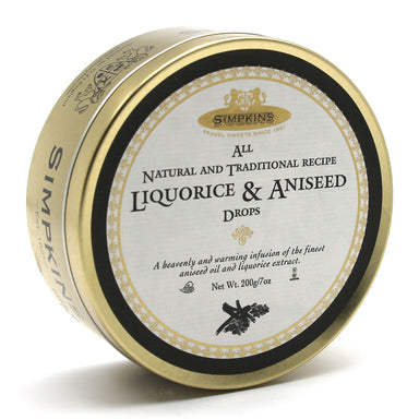 Simpkins Liquorice & Aniseed Drops - Great Britain - Torrone Candy