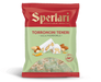 A package of Sperlari Torroncini Teneri alla Mandorla (almond torrone) in a red and light green bag, shown on a clean white background with a soft shadow.