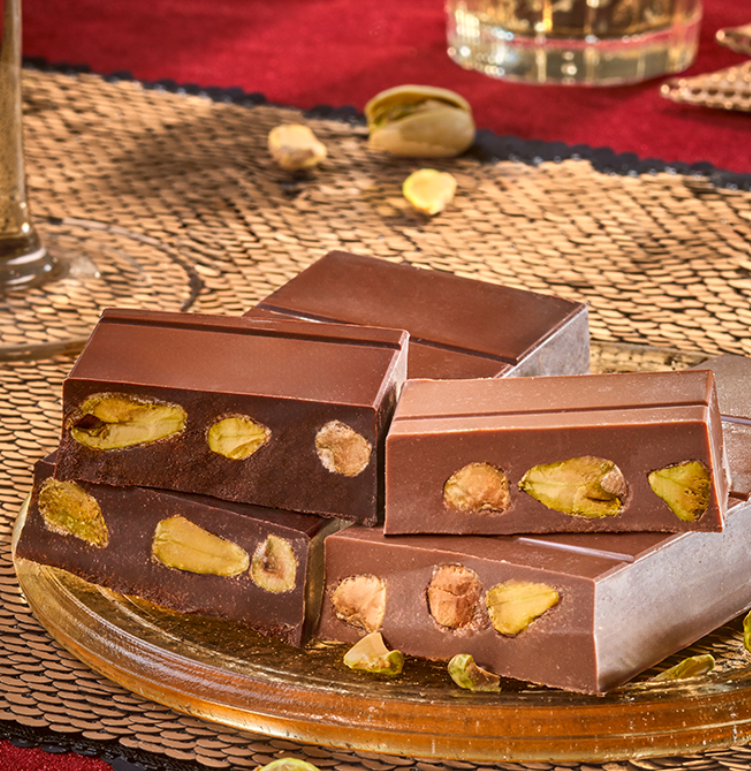 Sperlari Zanzibar Dark Chocolate Bar With Pistachios