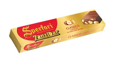 Sperlari Zanzibar Gianduja Chocolate Hazelnut Bar - Torrone Candy