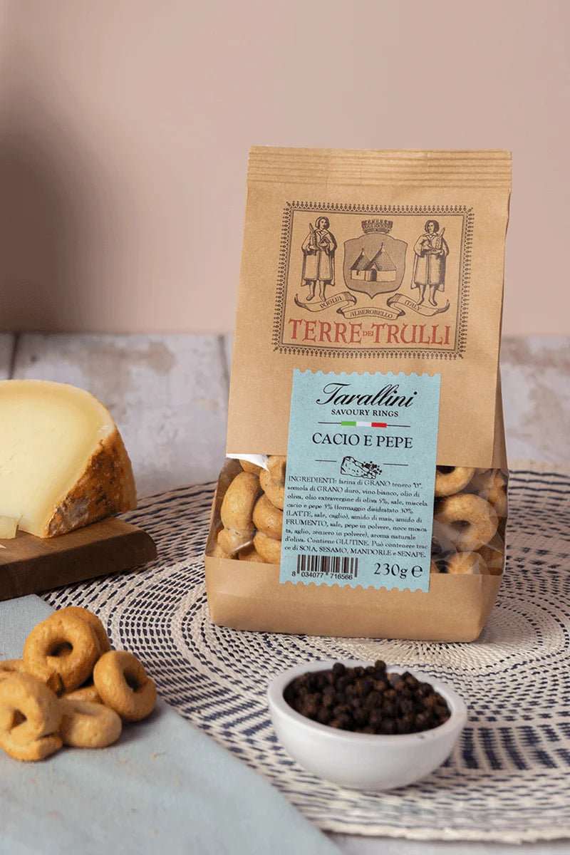 Terre dei Trulli Tarallini - Cacio e Pepe - Torrone Candy