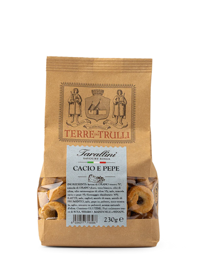 Terre dei Trulli Tarallini - Cacio e Pepe - Torrone Candy