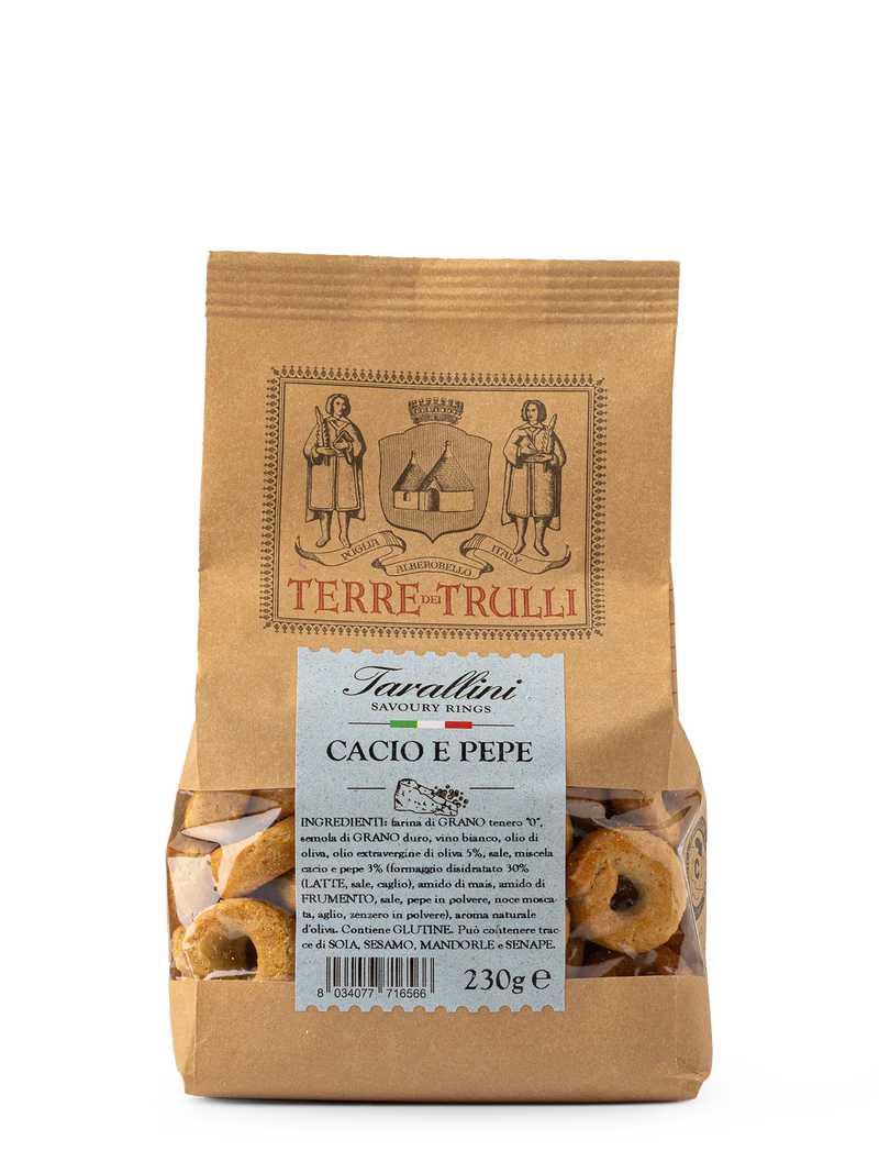 Terre dei Trulli Tarallini - Cacio e Pepe - Torrone Candy