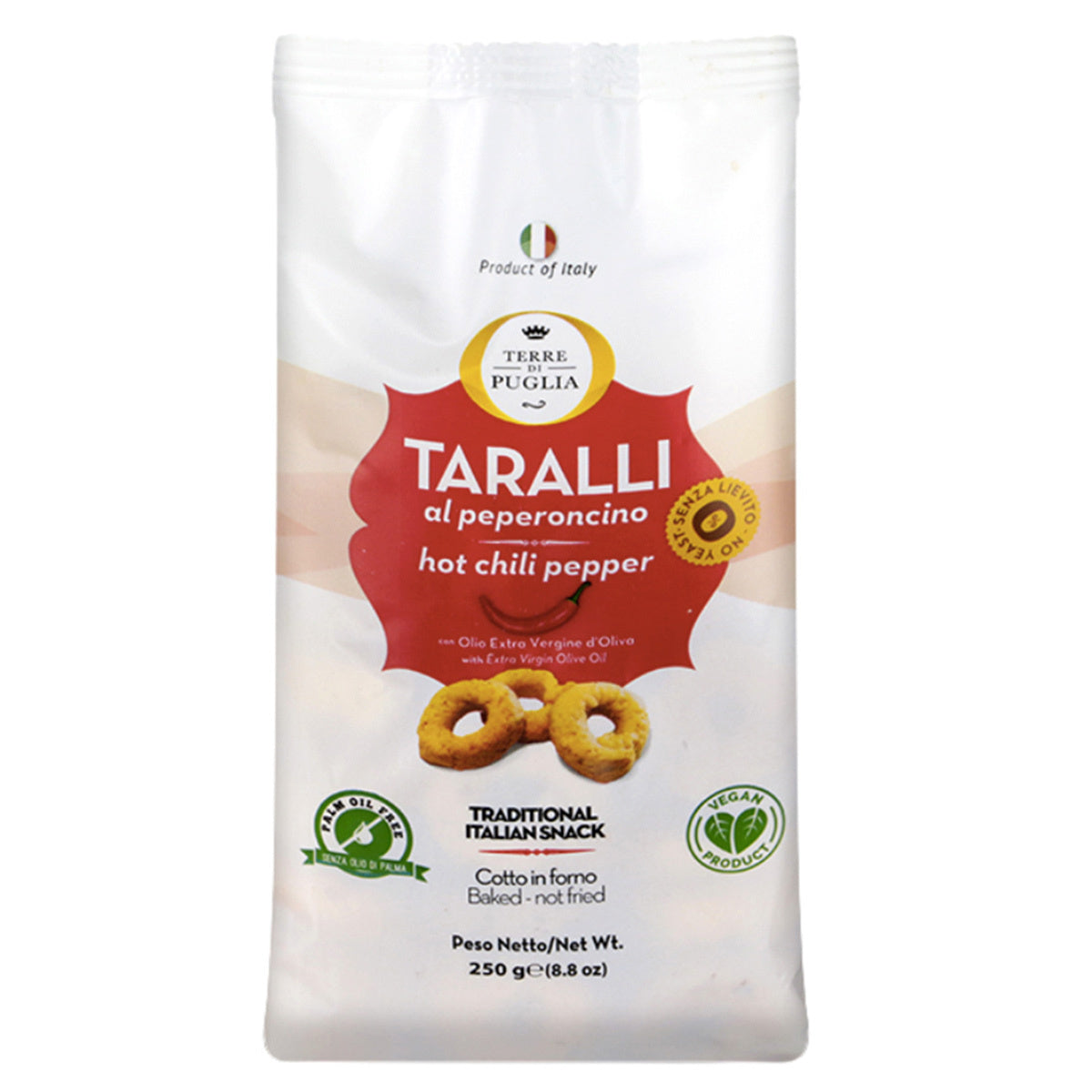 Terre di Puglia Taralli - Red Pepper - Torrone Candy