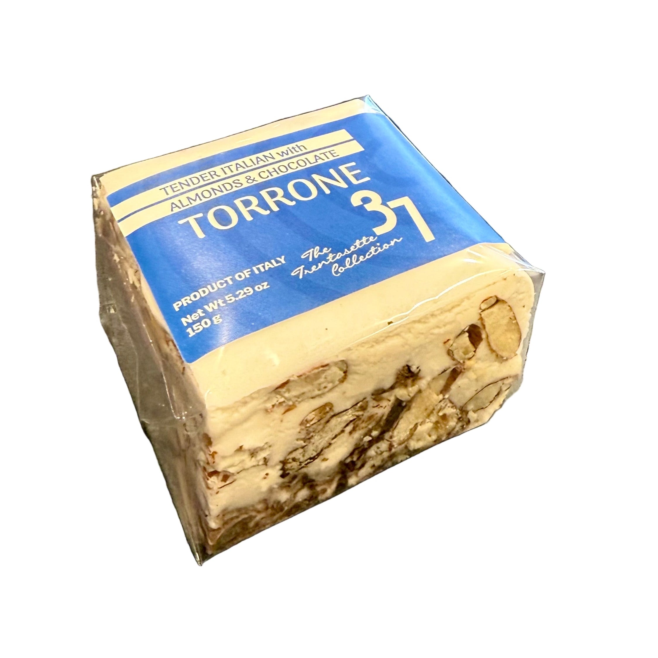 Trentasette Soft Torrone Cube - Almond & Chocolate - Torrone Candy