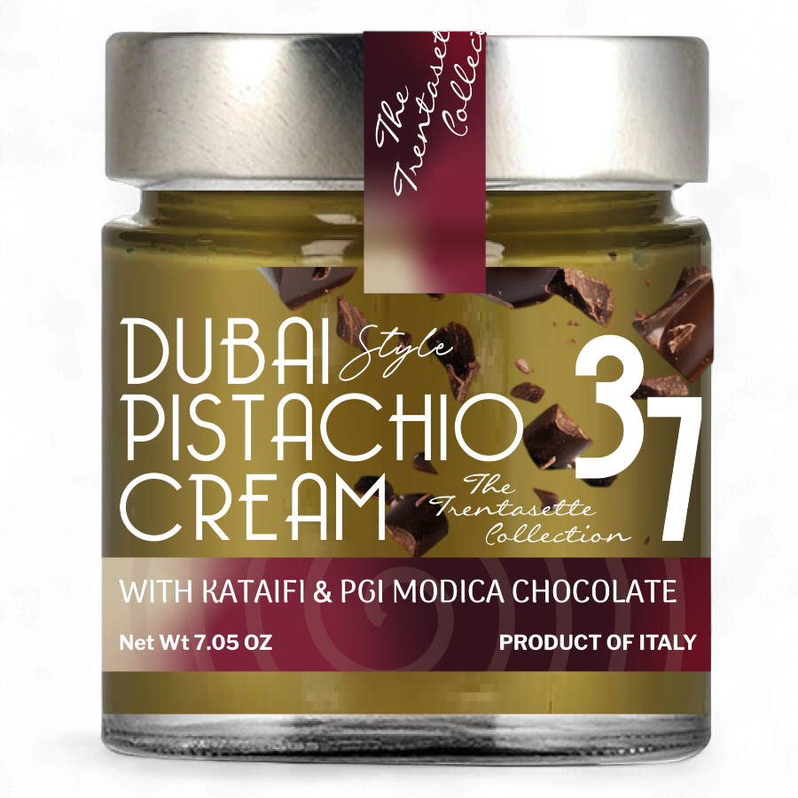 "Dubai Style" Pistachio Cream Spread with Kataifi & Modica Chocolate