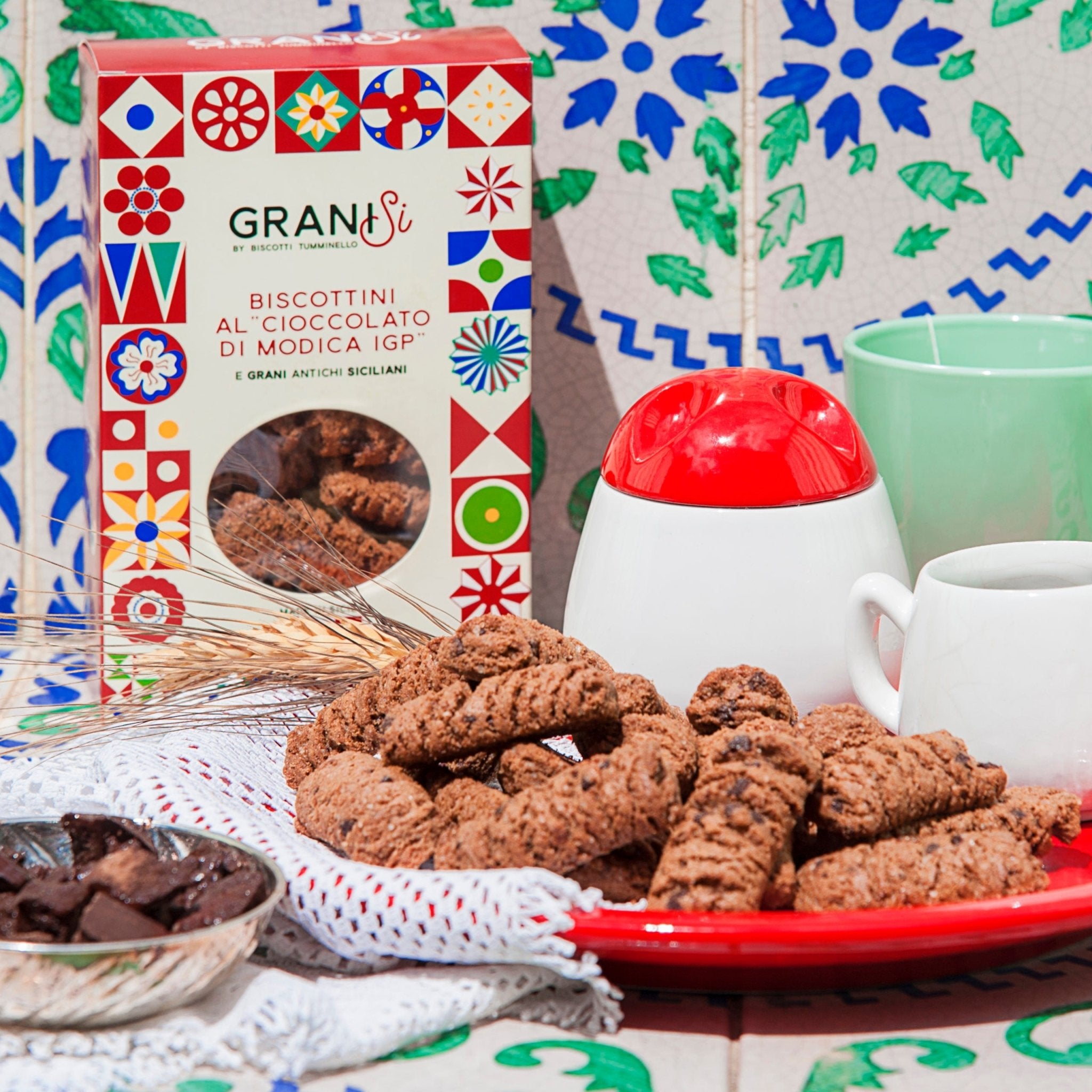 Tumminello Modica Chocolate Biscotti - Torrone Candy