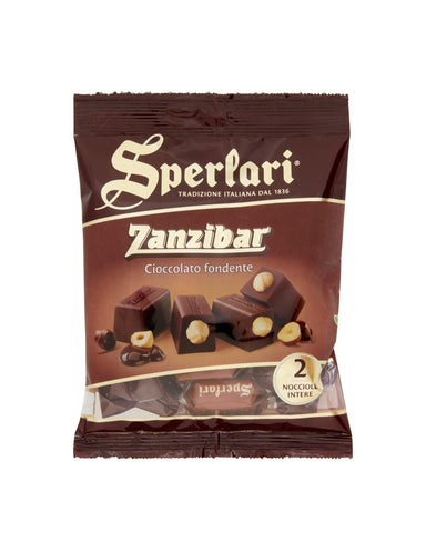 Sperlari Zanzibar - Dark Chocolate With Hazelnuts - Torrone Candy