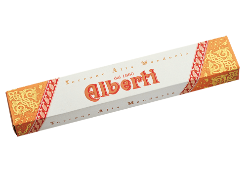 Alberti Hard Torrone Bar - Almond - Torrone Candy