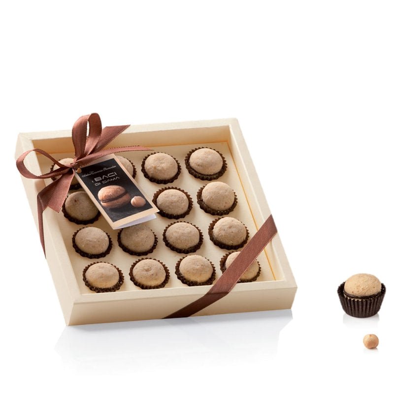 Antica Torroneria Piemontese Baci di Dama Chocolate Hazelnut Cookies - Torrone Candy