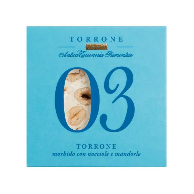 Antica Torroneria Piemontese Soft Torrone - Almond/Hazelnut #3 (BBD 7-30-24) - Torrone Candy