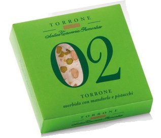 Antica Torroneria Piemontese Soft Torrone - Pistachio/Almond #2 (BBD 7-30-24) - Torrone Candy