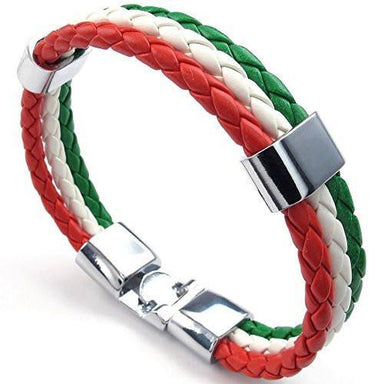 Corded Italian Flag Bracelet - Torrone Candy