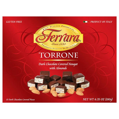 Ferrara Dark Chocolate Covered Torrone - Torrone Candy
