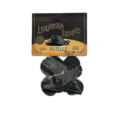 Leone "Due Sicilie" Licorice Wheels - Torrone Candy