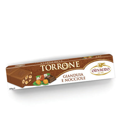 Oliviero Gianduia Chocolate Bar - Torrone Candy