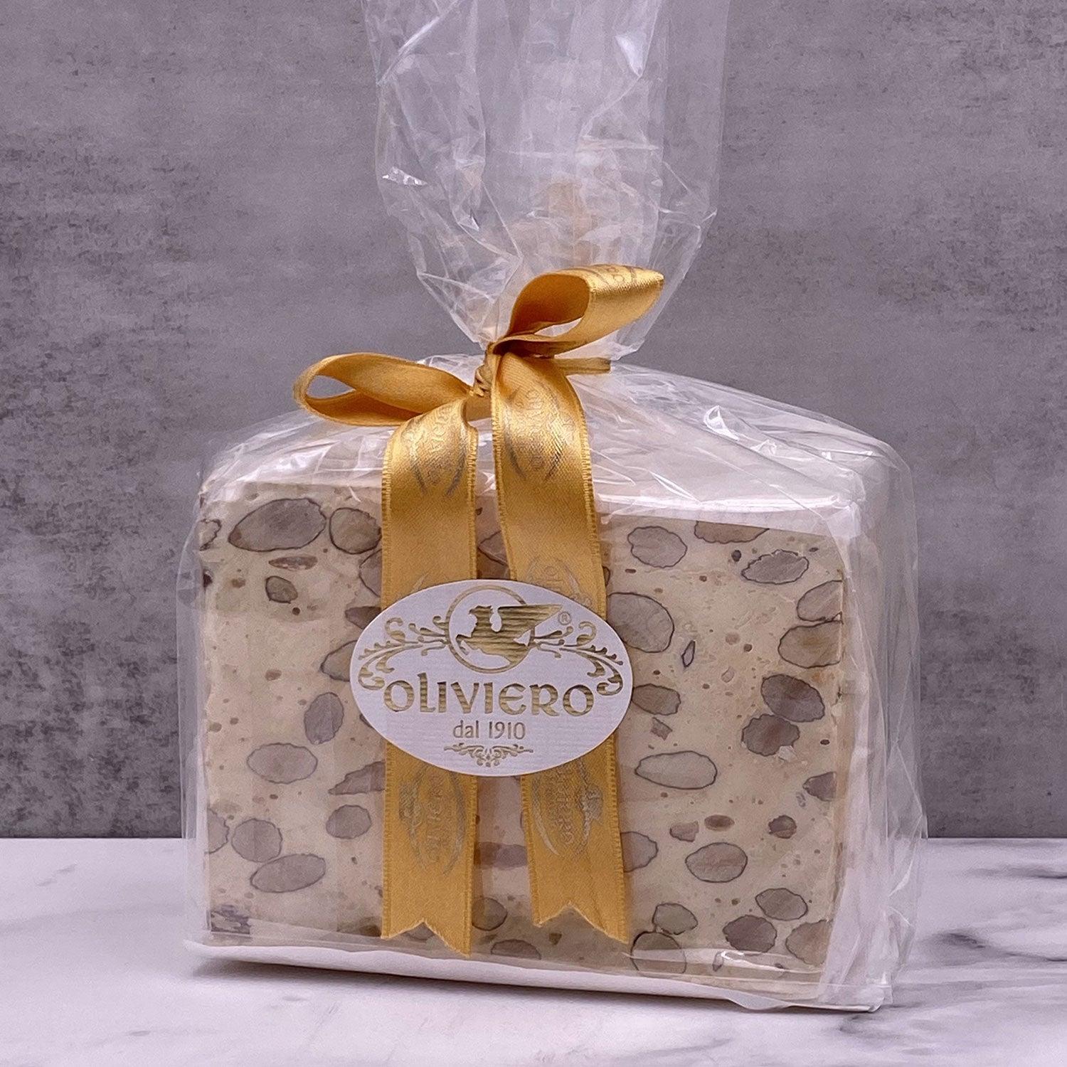Oliviero Hard Torrone Pound Block - Almond - Torrone Candy