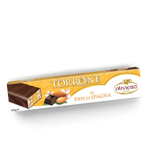 Oliviero Torrone al Pan di Spagna Nougat Bar - Torrone Candy