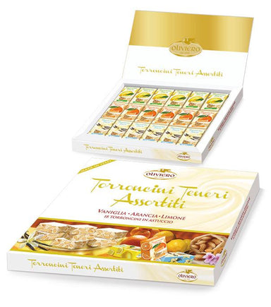 Oliviero Torrone, Assorted Soft Almond Nougat - Torrone Candy