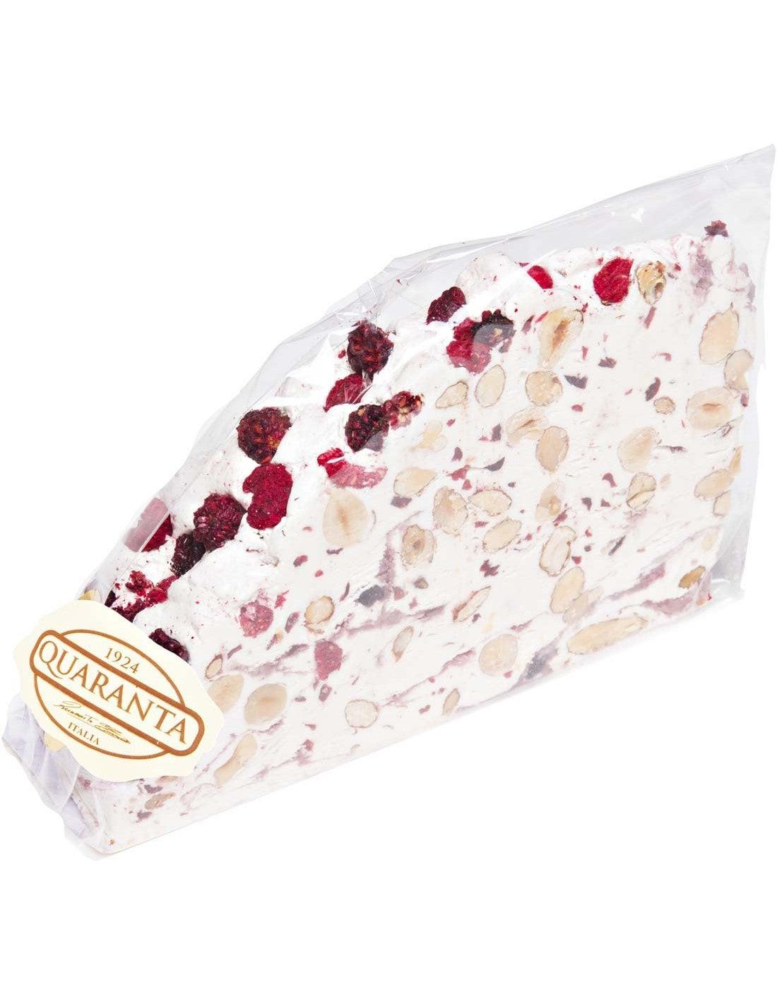 Quaranta Soft Torrone Cake Slice - Berries - Torrone Candy